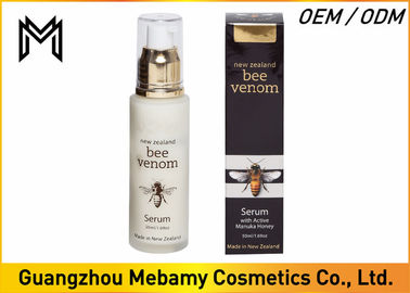 خطوط دقيقة تقليل مصل الوجه العضوي، مصل النحل السم مع العسل مانوكا نشط
